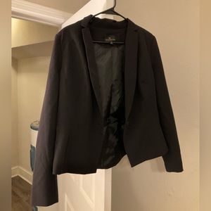 Black suit jacket